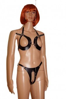 Bikini Cuir et Cha�nette