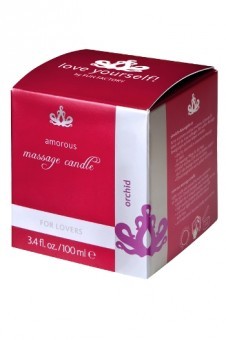 Bougie de massage orchid�e allume moi