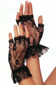 Gants Mitaines Dentelle