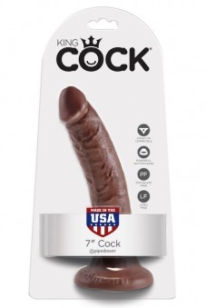 Gode King Cock Brown 18cm 4