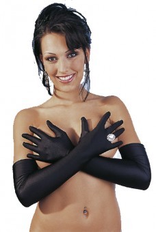 Gants Noirs Extra Longs