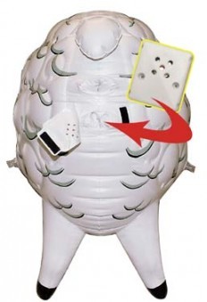 Poup�e Gonflable Mouton Sonore