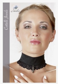 Collier Fleur de Lys Noir