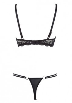 Ensemble Lingerie Push-up Semi Ouverte