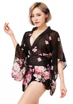 Kimono Noir Geisha