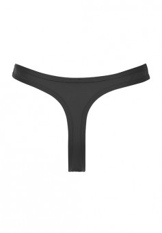 String Ouvert Pnis et Testicules Apparents Noir