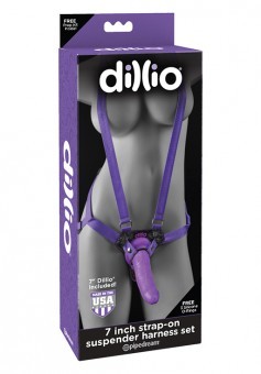 Strap On Dillio Suspender Harness 19cm 5