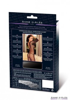 Combinaison Ouverte Love Anne Dales SM Noir