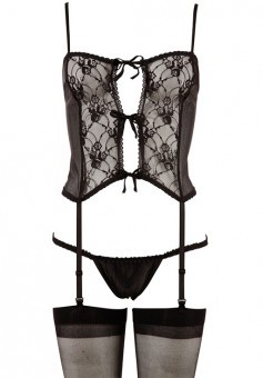 Bustier Porte Jarretelles Bas