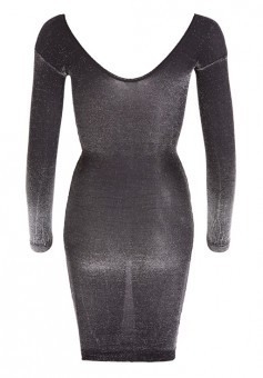 Robe Noire Reflet Argent
