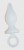 Plug Anal Small Blanc