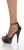 Chaussures Sexy Noires Rouges
