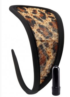 String Vibrating Strapless Thong