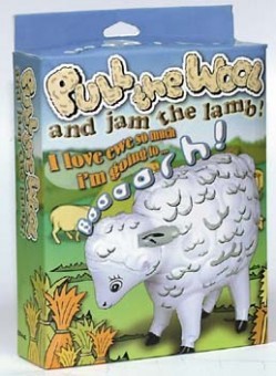 Poup�e Gonflable Mouton Sonore