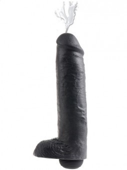Gode Black Qui Ejacule 26cm 6,5