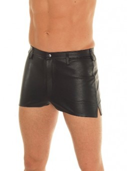 Short Cuir Homme