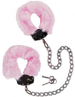 Menottes Chevilles en Fourrure Rose