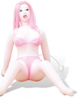 Poupee Gonflable Vibrante Pamela Pink Power