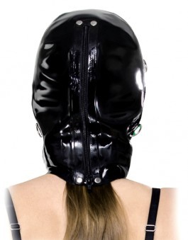 Cagoule Latex Avec B�illon Gonflable Extr�me