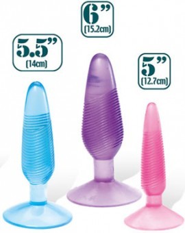 Coffret Plug Anal Ventouse
