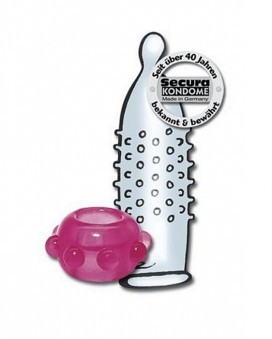 21 Pr�servatifs avec Cockring Gonflant