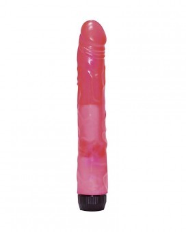 Gode Vibrant en Jelly Rouge 22cm �3,5