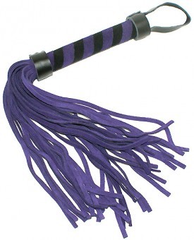 Fouet Cuir Prune Noir