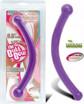 Double Gode Flexible Butt Bow