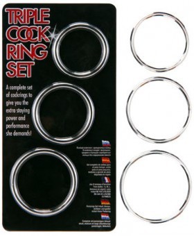 Pack De 3 Anneaux Metal