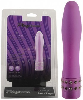 Mini Vibro Strass Mauve