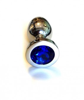 Rosebud Anal Plug Bleu 8cm �3