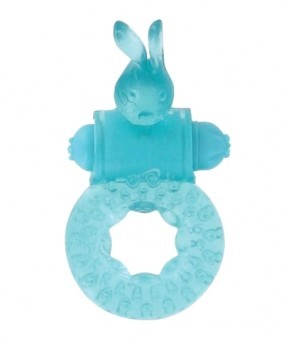 Anneau Vibrant Rabbit Loop Bleu