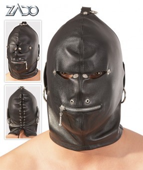 Cagoule en Cuir