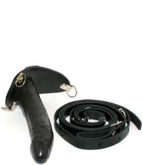 Gode Ceinture Anal Black 15cm �3