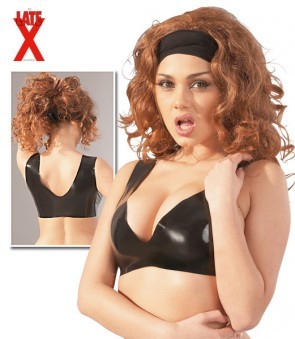 Bustier Noir en Latex