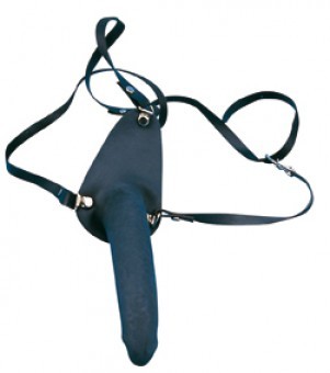 Gode Ceinture Anal Noir 15cm �3