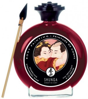 Peinture Erotique Fraise Shunga 100mL