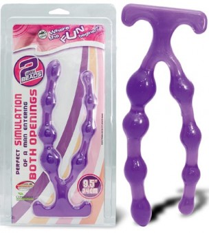 Double Gode Anal Et Vaginal