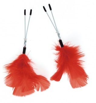 Bijoux SM Plumes Rouges