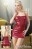 Robe Effet Mouill�e Rouge