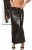 Jupe Longue en Latex Noir