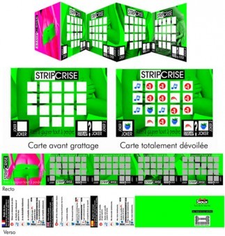 Jeu de Grattage Strip Crise