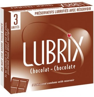 Preservatifs Lubrix Chocolat X 3 ou X 12
