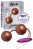 Boules de Geisha Luxe Rouges Metallisees