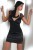Robe Satin Sensuelle Noire