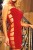 Robe bustier rouge