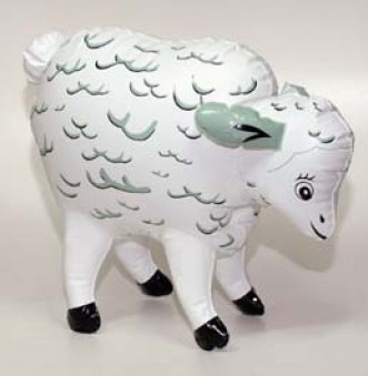 Poup�e Gonflable Mouton Sonore