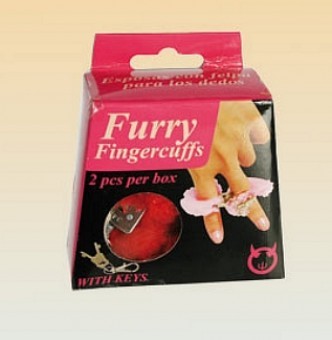 Menottes Doigts Metal Fourrure
