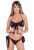 Ensemble 2 Pices Stretch  Nuds Noir