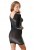 Robe Noire Reflet Argent